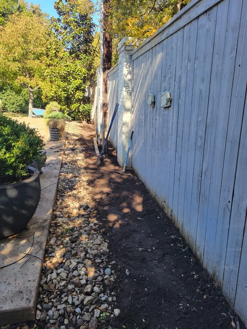 Side path before renovation